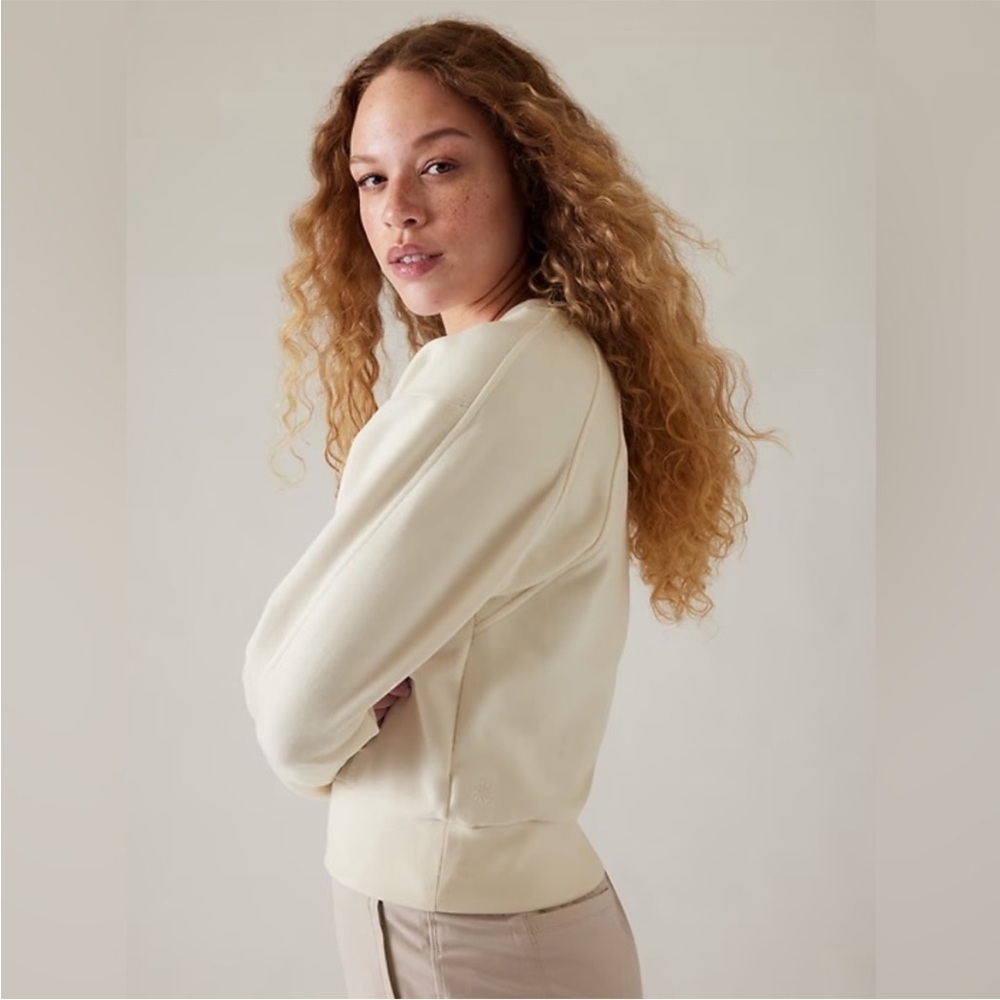Athleta Retroplush Revive crew neck sweatshirt S